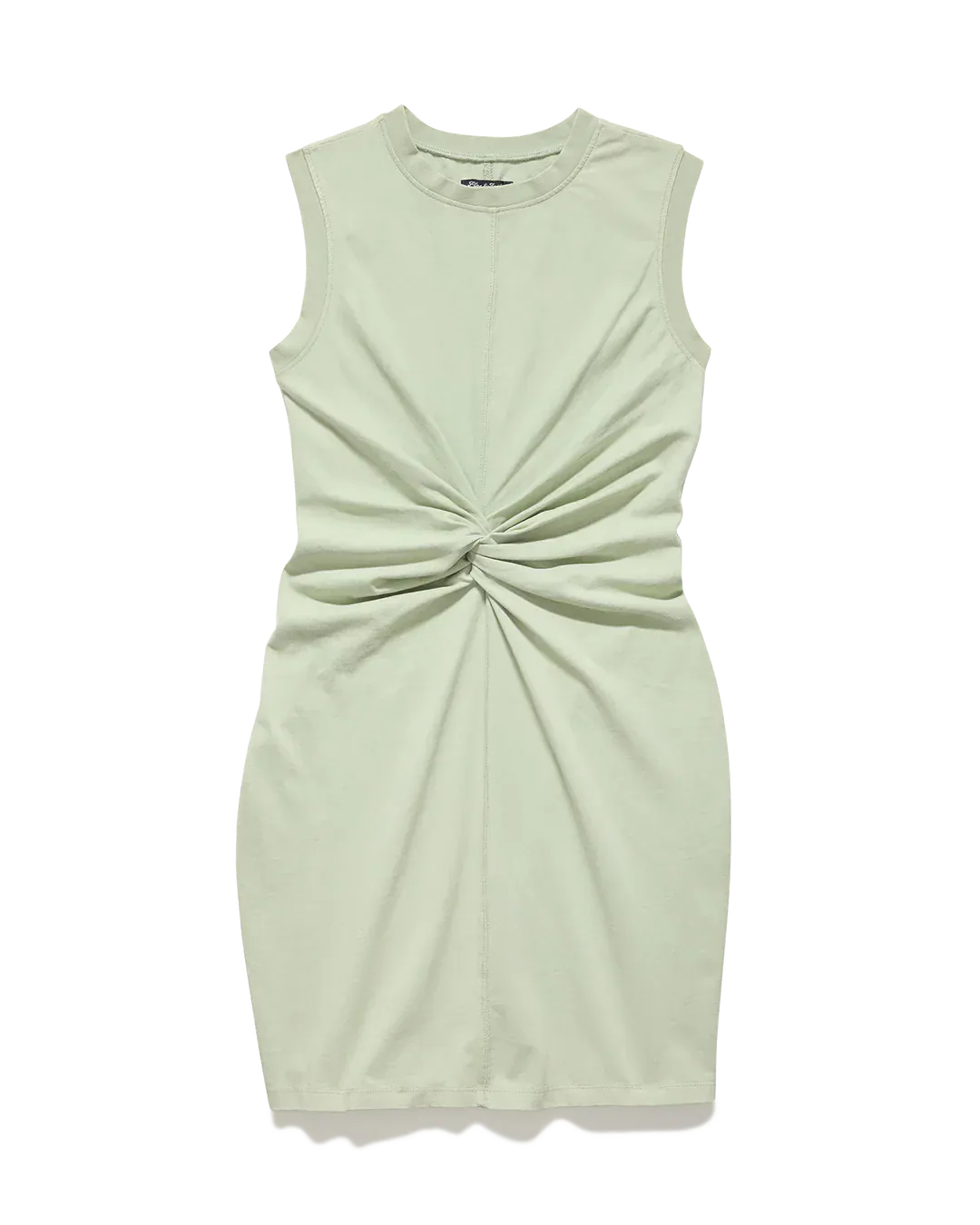 Mia Twist Front Acid Wash Mini Dress