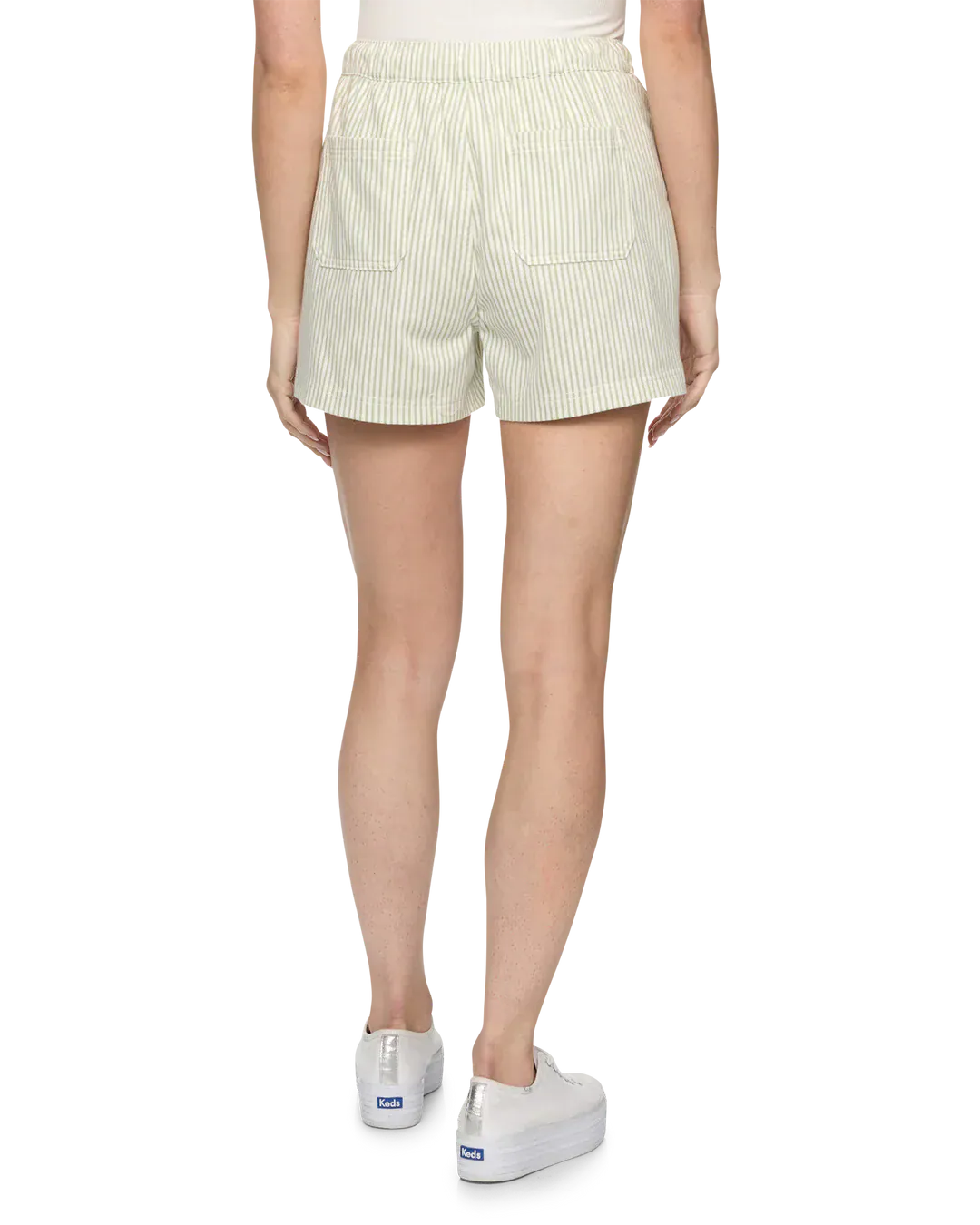 Buffy Drawstring Rail Road Short