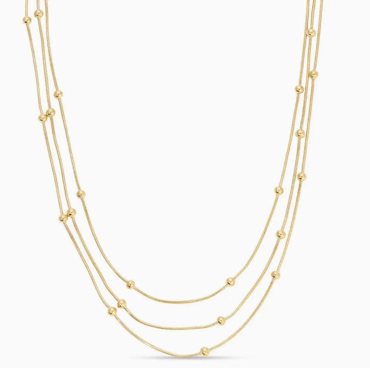 Layered Necklace, Water Resistant