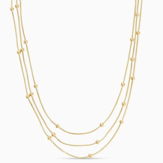 Layered Necklace, Water Resistant