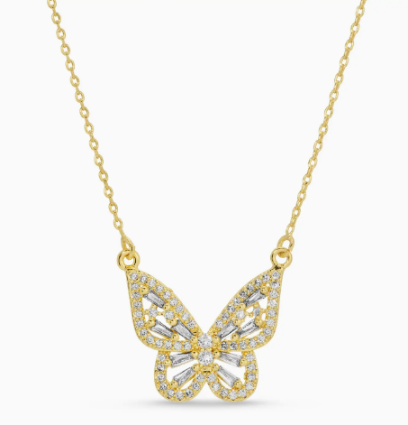 Butterfly Pendant Necklace