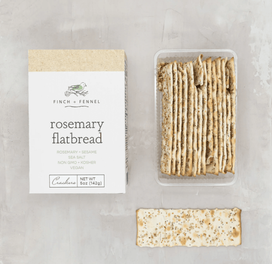 Finch Fennel Rosemary Flatbread Crackers - 142g