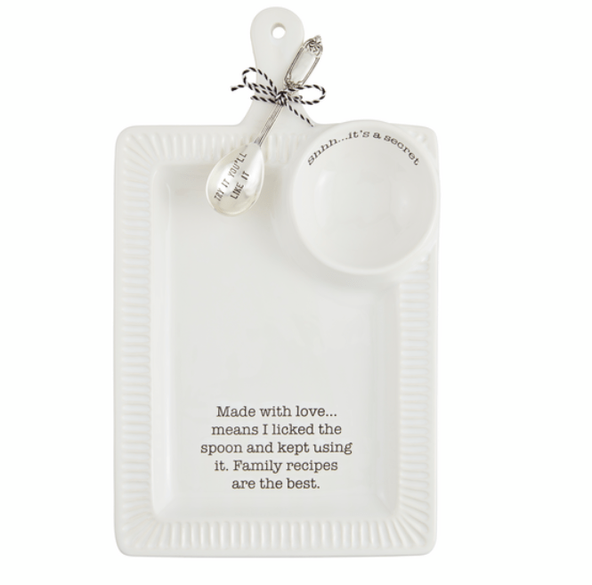 Mudpie Family Recipe Chip N Dip Dish