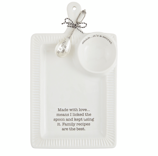 Mudpie Family Recipe Chip N Dip Dish