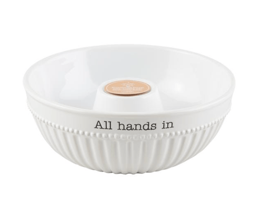Mudpie All Hands In Accessories Serving Bowl