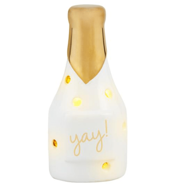 Mudpie Champagne Light Up Sitter