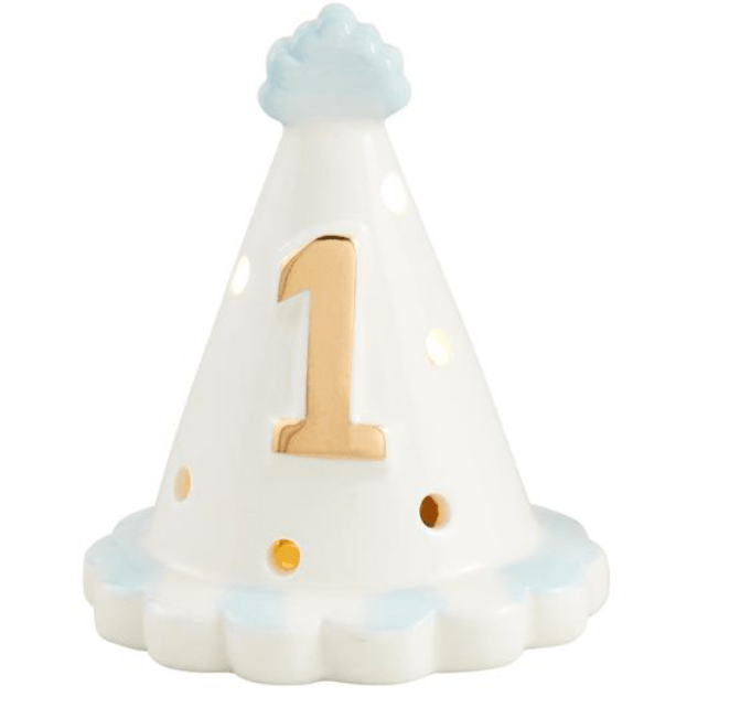 Mudpie Blue Light Up Birthday Topper