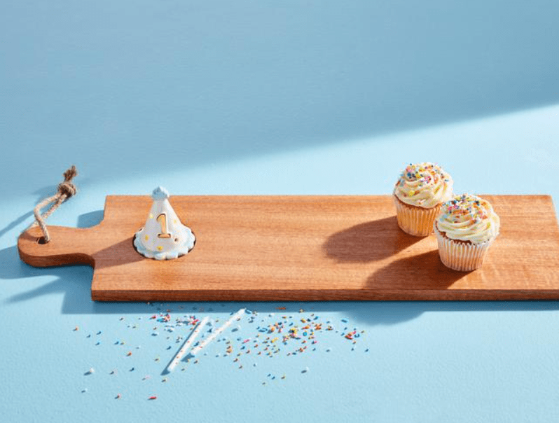 Mudpie Blue Light Up Birthday Topper