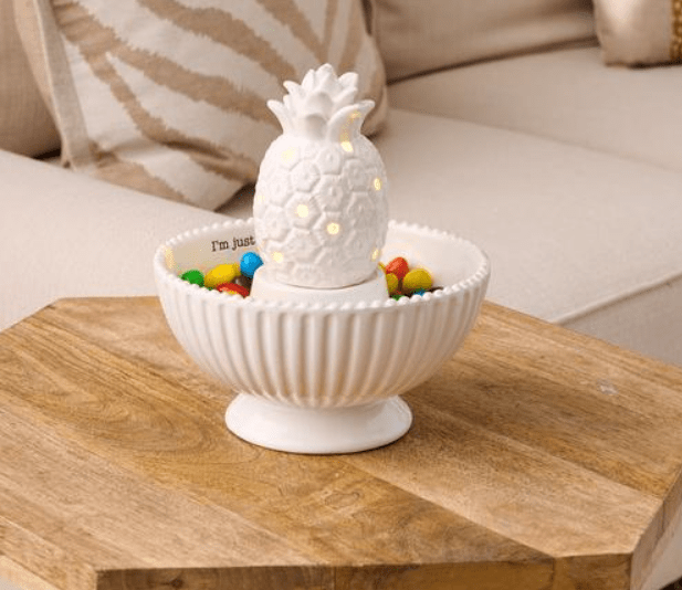 Mudpie Light Up Pineapple Sitter