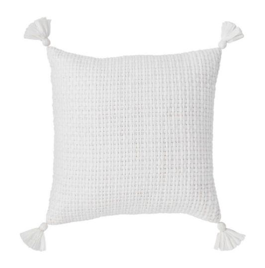 Mudpie Square Fringe Pillow 20x20"