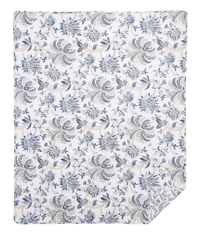 C&F King Braganza Teal Quilt Set