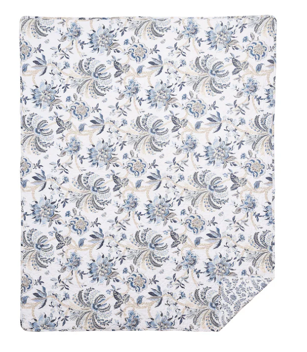 C&F Full/Queen Braganza Teal Quilt Set