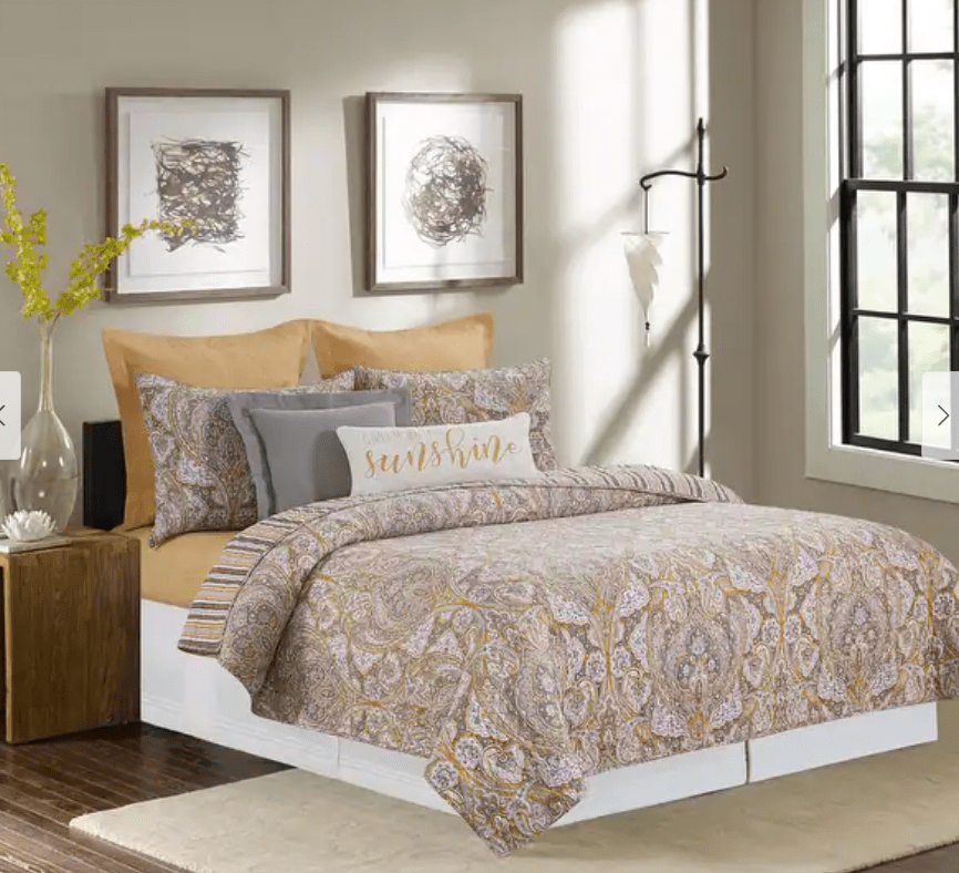 C&F Full/Queen Shay Damask Set