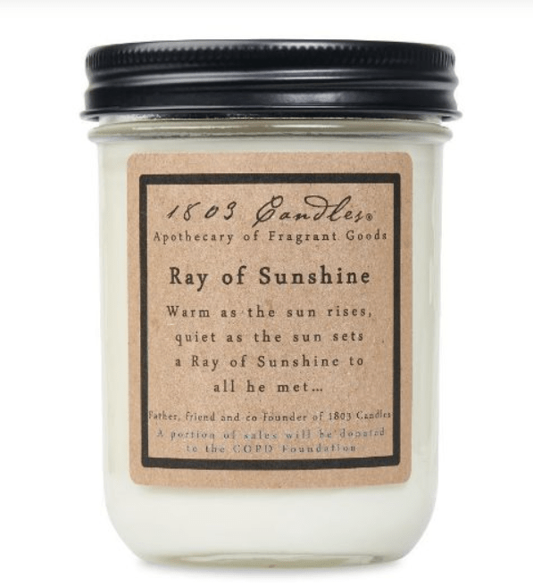 1803 Candle - Ray of Sunshine