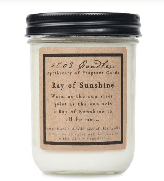 1803 Candle - Ray of Sunshine
