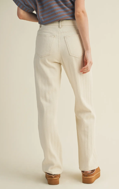 Straight leg pants