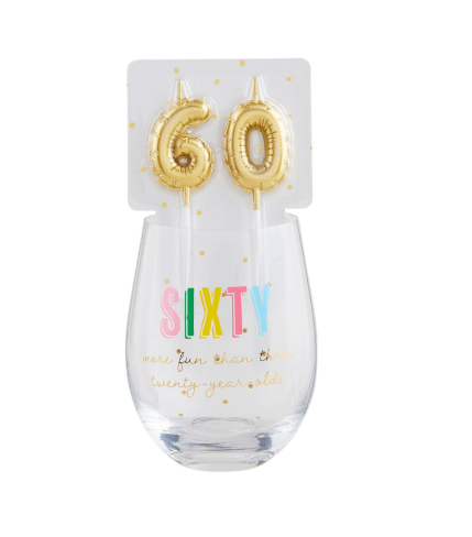 60 Candle Wine Glass Set