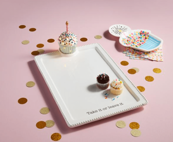 Mudpie Birthday Cupcake Light Up Sitter