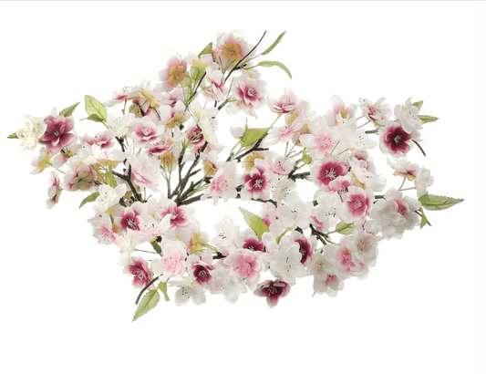 14" Blush Pink Cherry Blossom Wreath