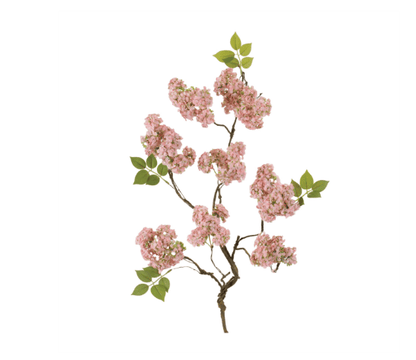 Floral Branch 37”H Polyester