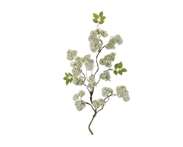 Floral Branch 37”H Polyester