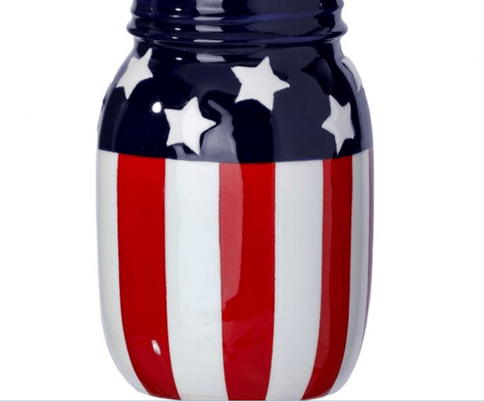 Ceramic American Spirit Canning Jar Pot