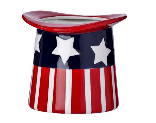 Ceramic American Spirit Hat Planter