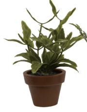 Faux Plant in Plastic Pot, 5 Styles