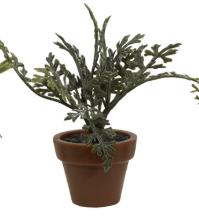 Faux Plant in Plastic Pot, 5 Styles