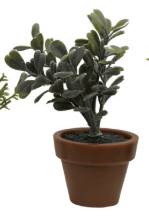 Faux Plant in Plastic Pot, 5 Styles