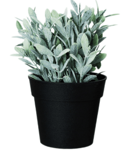 Faux Herbs in Plastic Pots, 4 Styles