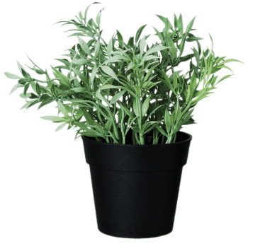 Faux Herbs in Plastic Pots, 4 Styles