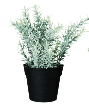 Faux Herbs in Plastic Pots, 4 Styles
