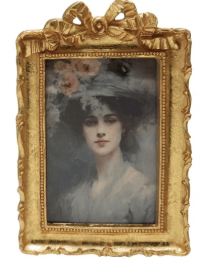 Resin Photo Frame with Bow