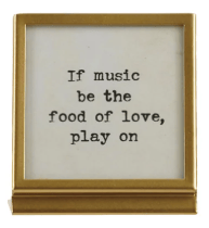 Frame with Easel & Saying