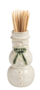 White Christmas Toothpick Caddy Sets