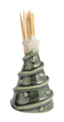 White Christmas Toothpick Caddy Sets
