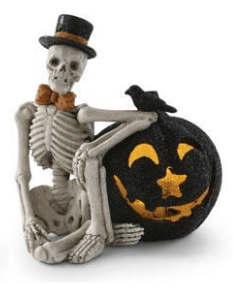 LED Skeleton W Jack O Lantern And Crow - 4 styles