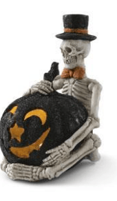 LED Skeleton W Jack O Lantern And Crow - 4 styles