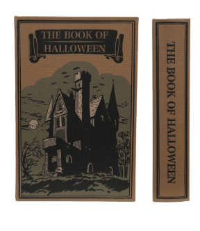 MDF & Linen Halloween Themed Book Storage Boxes, 3 Styles
