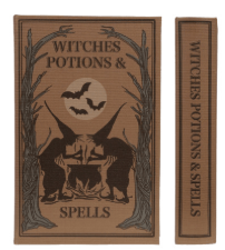MDF & Linen Halloween Themed Book Storage Boxes, 3 Styles