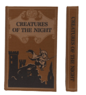 MDF & Linen Halloween Themed Book Storage Boxes, 3 Styles