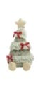 Mudpie mini Christmas tree plushie with star topper in soft green tones