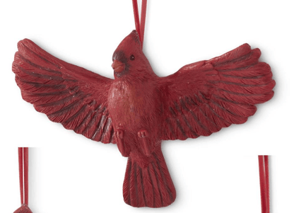 Resin Cardinal Ornaments (3 Styles)