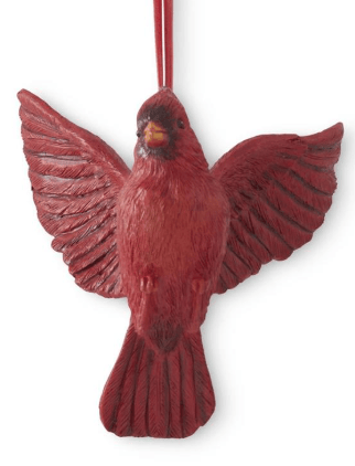 Resin Cardinal Ornaments (3 Styles)