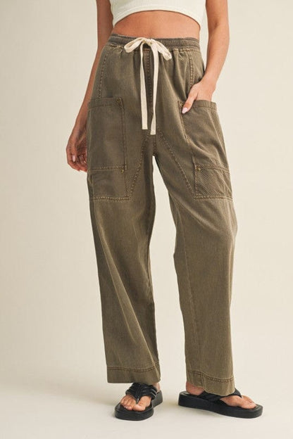 Side Pocket Wide Pants