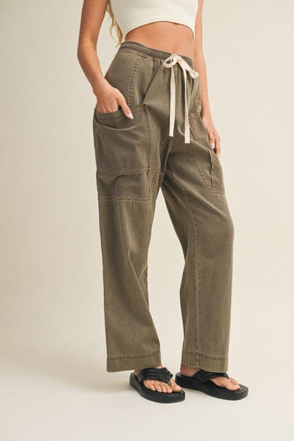 Side Pocket Wide Pants