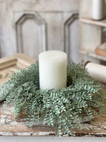 16" Tatler Leave Candle Ring