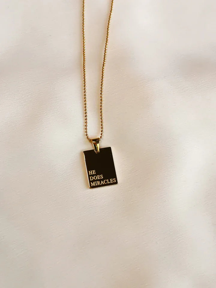 He Does Miracles Necklace