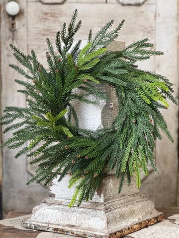 Norfolk Cascade Wreath | 18"